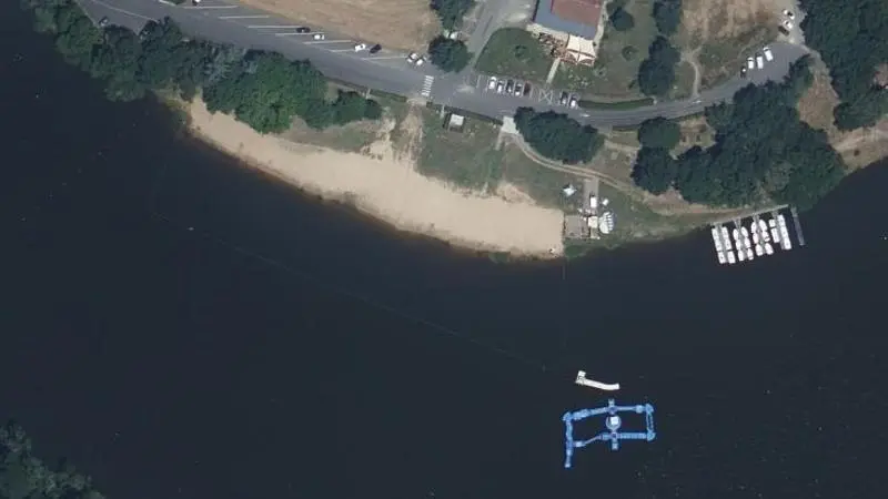 Vue aérienne : Le Lac