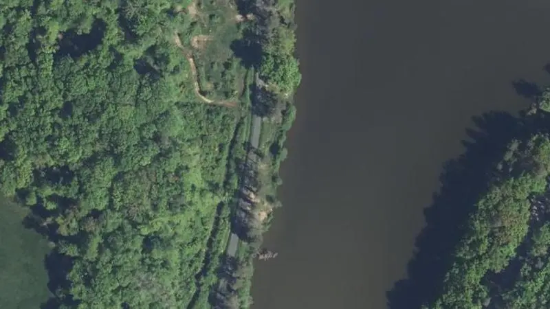 Vue aérienne : Etang du Coucou