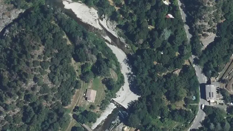 Vue aérienne : Les Gorges de Capou