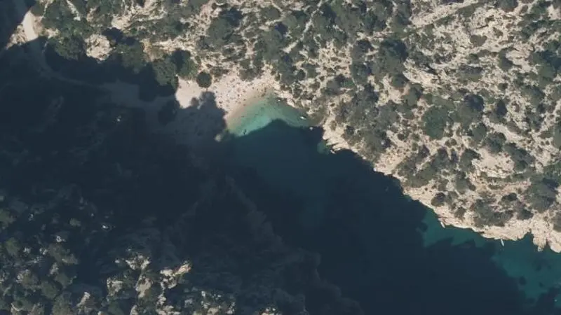 Vue aérienne : En Vau