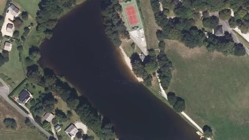 Vue aérienne : Etang du Moulin