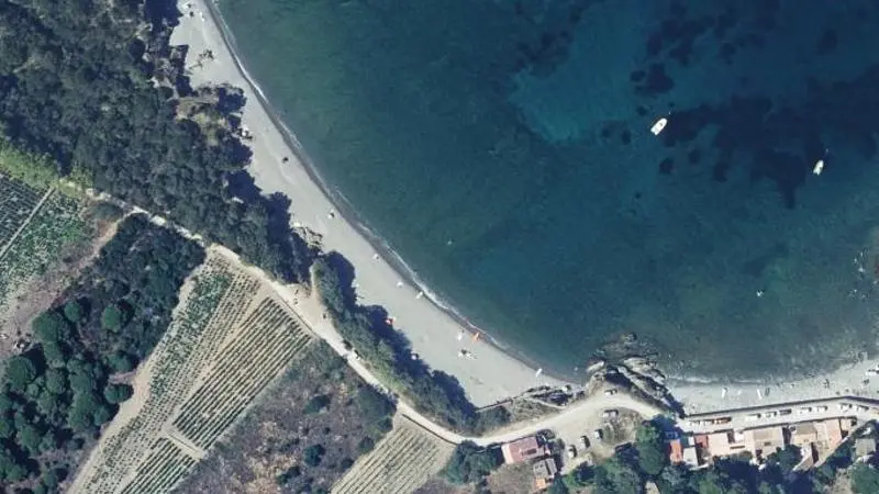 Vue aérienne : Plage du Fourat
