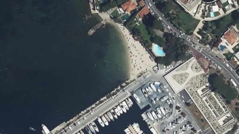 Vue aérienne : Port Gallice