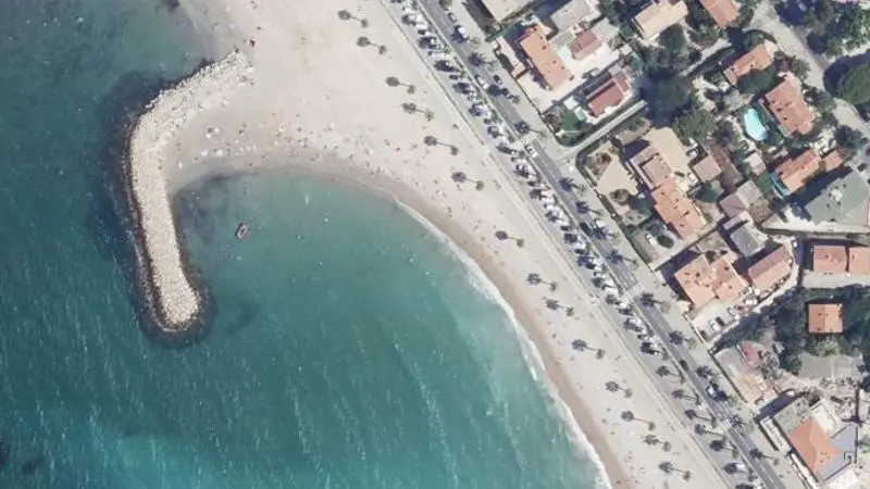 Vue aérienne : Plage Bonnegrace Ouest les Lones