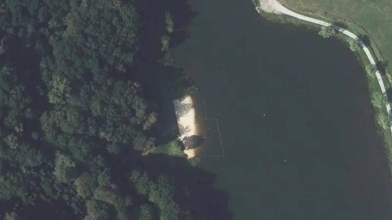 Vue aérienne : Etang de la Fontalavie