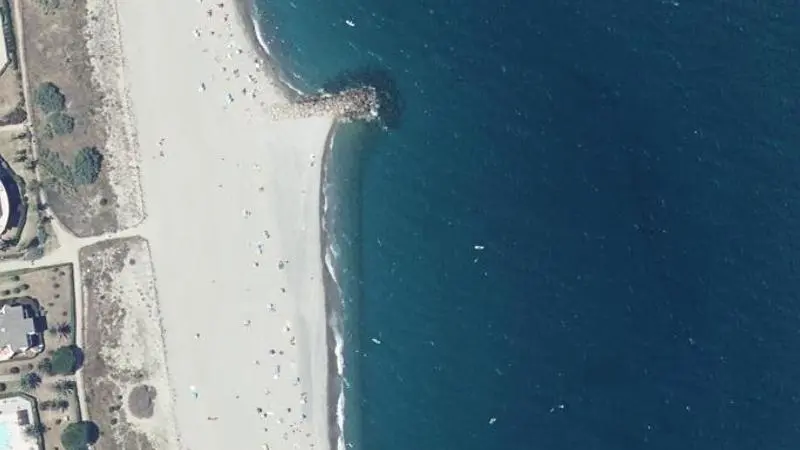 Vue aérienne : Poste de Secours N°6, Plage de la Lagune