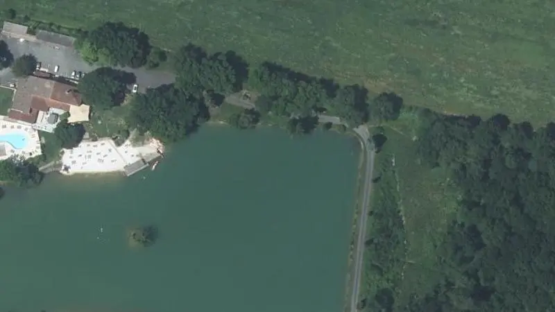 Vue aérienne : Lac de Seissan