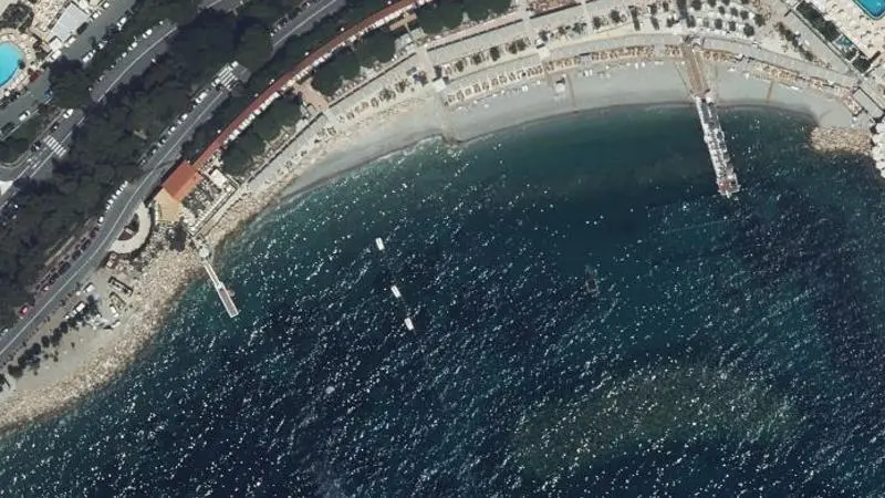 Vue aérienne : Beach