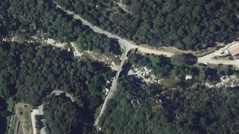 Vue aérienne : Pont de la Vanna