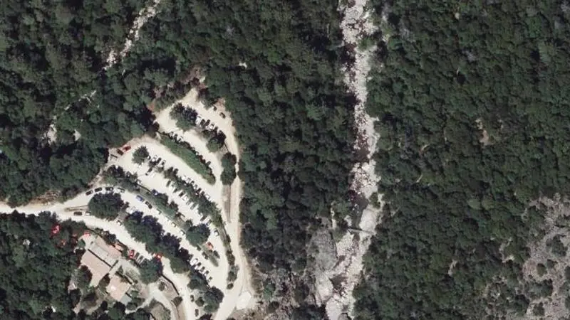 Vue aérienne : Foret de Bonifato