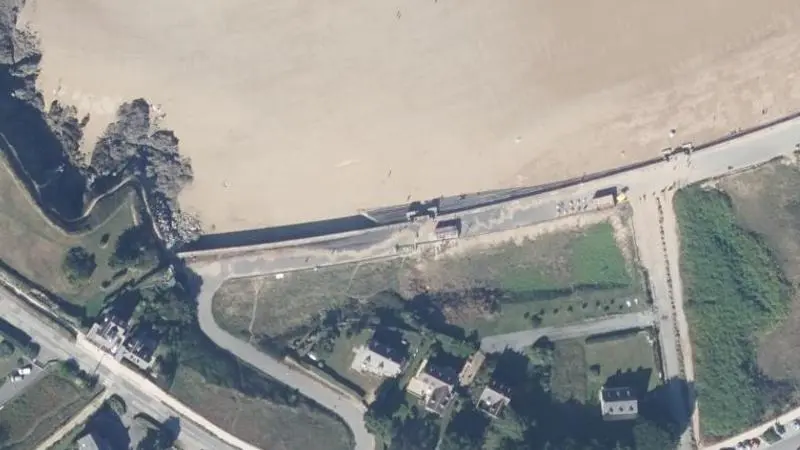 Vue aérienne : Longchamp Ouest
