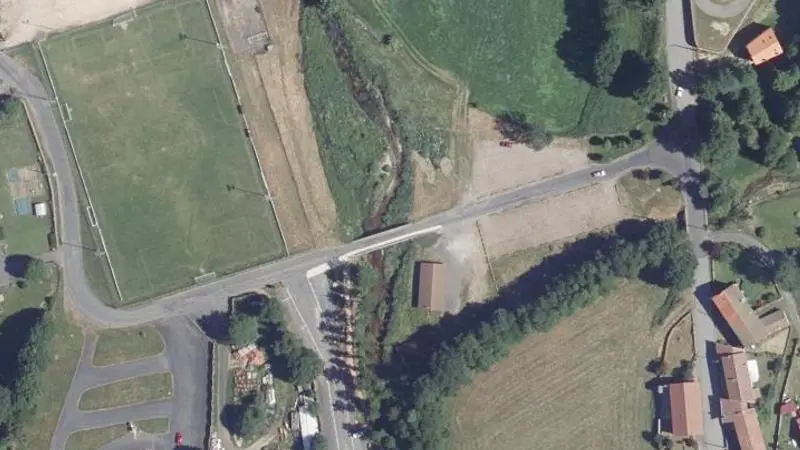 Vue aérienne : Plan d'eau de St Antheme