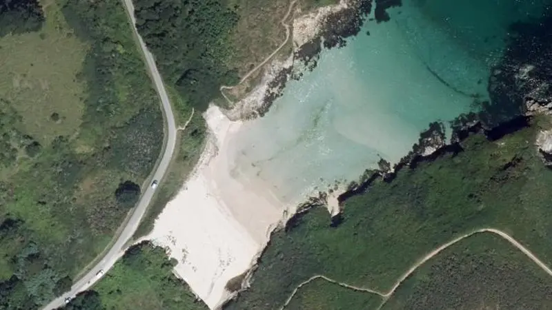 Vue aérienne : Port Guen