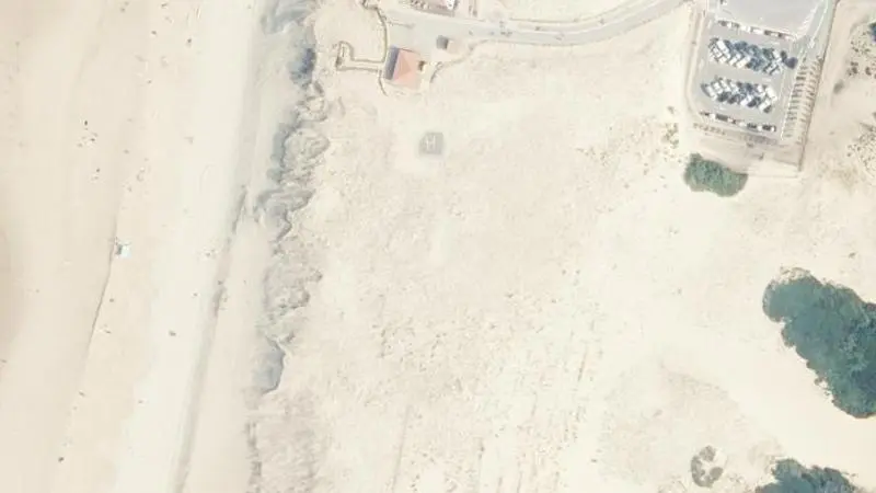 Vue aérienne : Plage Nord