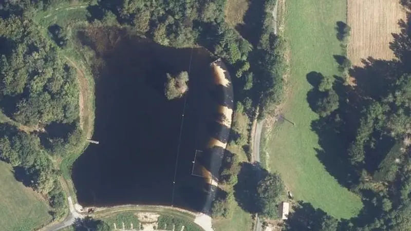 Vue aérienne : Maurianges