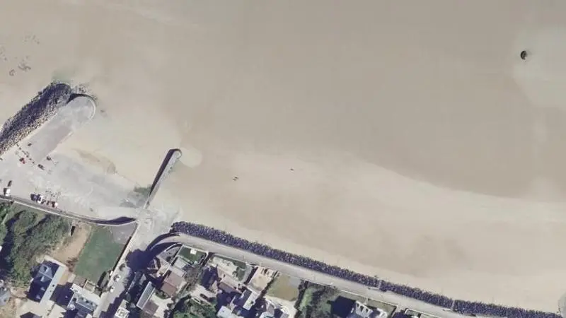 Vue aérienne : La Breche