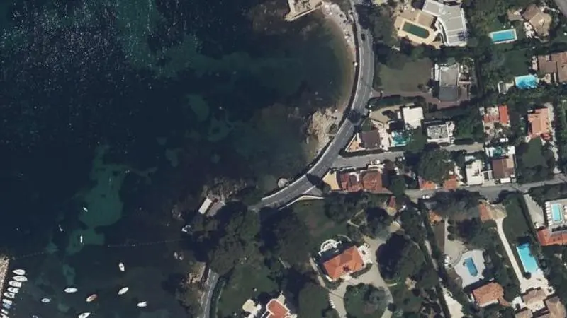Vue aérienne : Cap d'Antibes