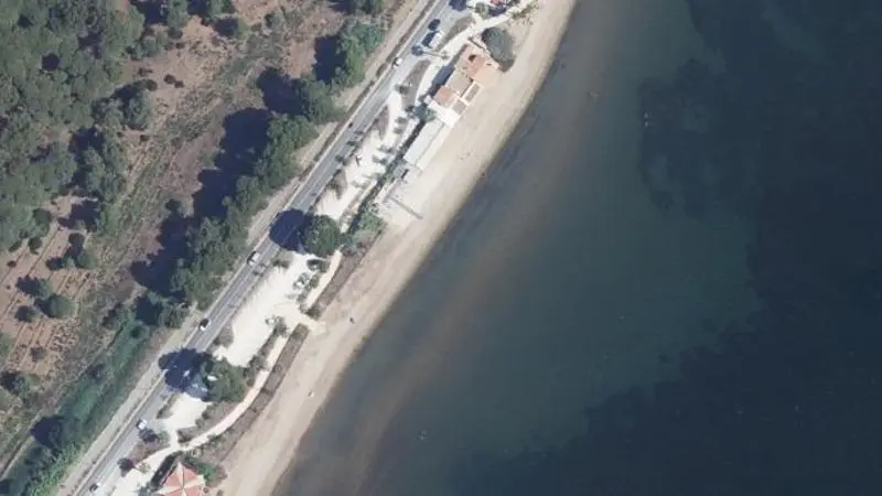 Vue aérienne : Plage Ceinturon Ouest