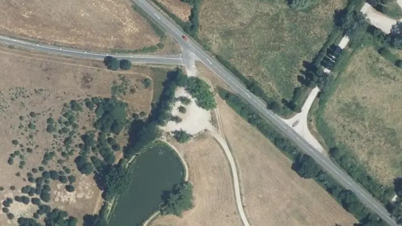Vue aérienne : Domaine des Ozières