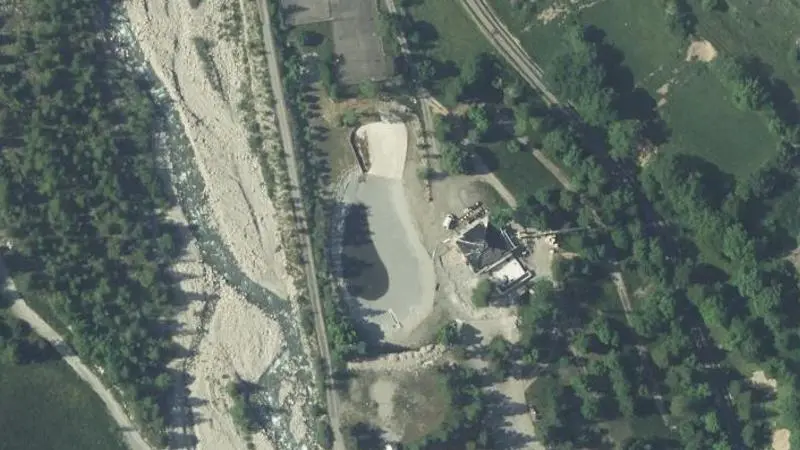 Vue aérienne : Camping Municipal