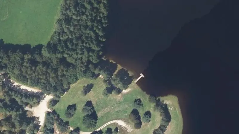 Vue aérienne : Etang Prevot