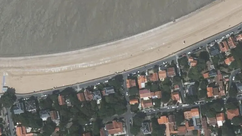 Vue aérienne : Plage Nord