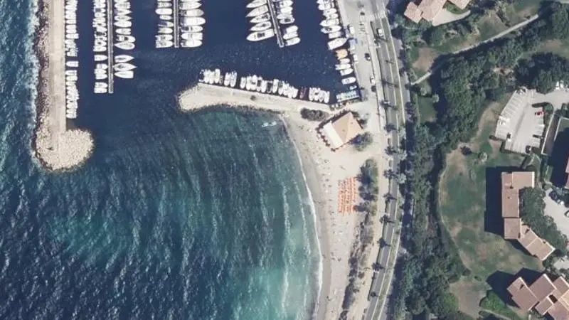 Vue aérienne : Plage de la Coudouliere
