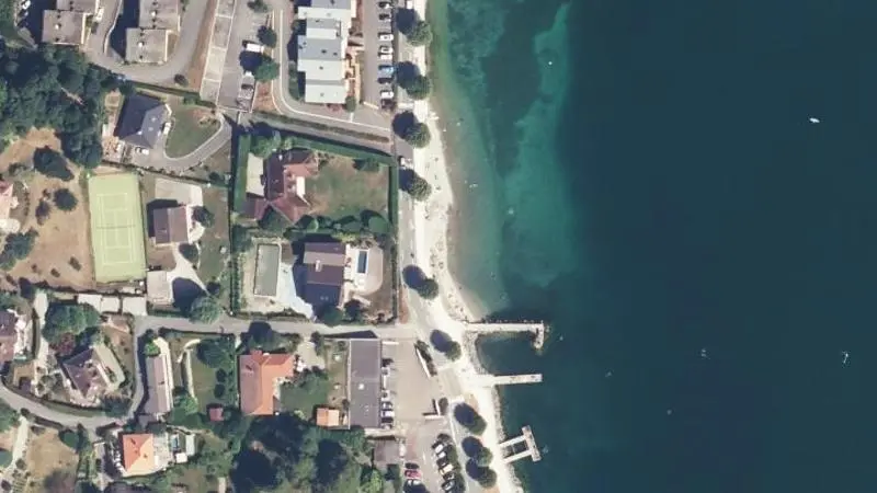 Vue aérienne : Plage de Charpignat