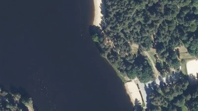 Vue aérienne : Lac du Deiro