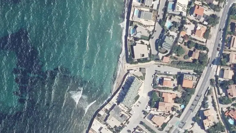 Vue aérienne : Plage du Rayolet