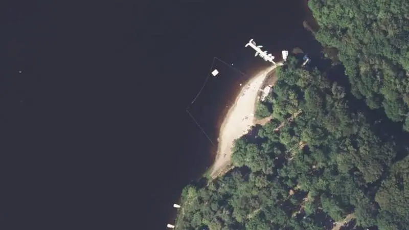 Vue aérienne : Etang de Taysse