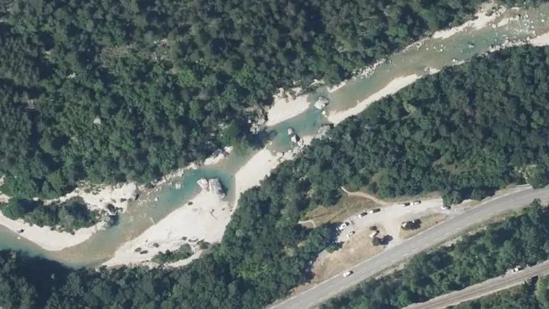 Vue aérienne : Drome de Die a Ste Croix