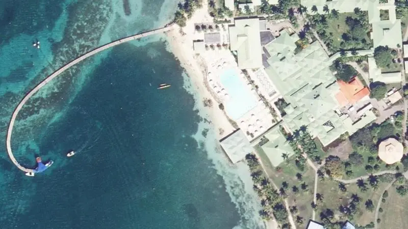 Vue aérienne : Club Mediterranee : Pres Ponton