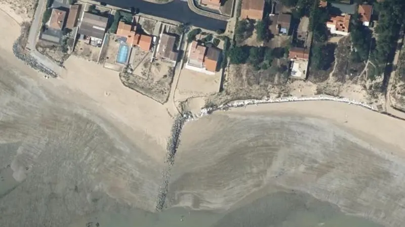 Vue aérienne : Plage de la Griere