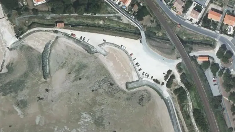Vue aérienne : Plage de Chatelaillon