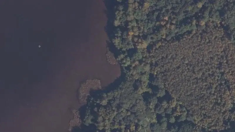 Vue aérienne : Lac de Chamboux