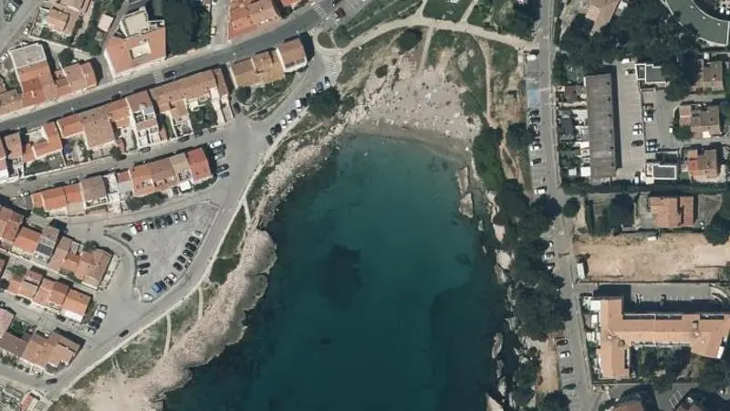 Vue aérienne : Carro