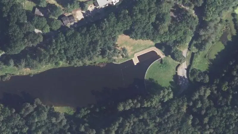 Vue aérienne : Etang de Vendahaut