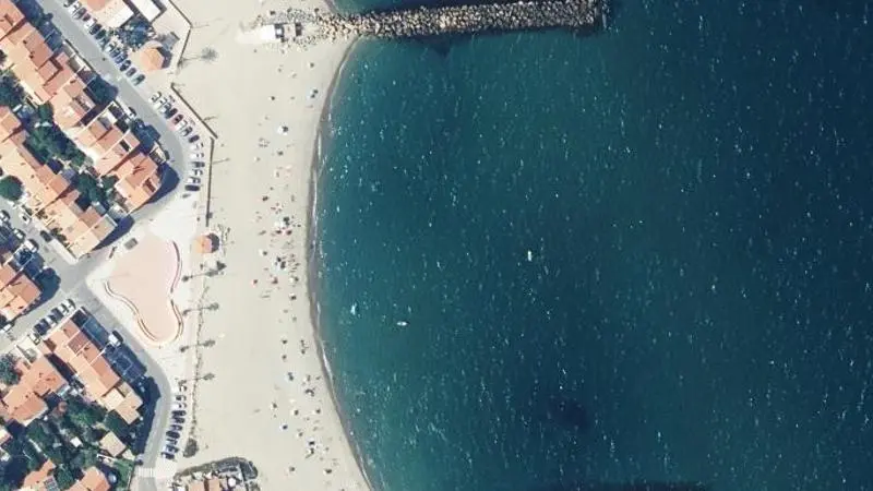 Vue aérienne : Plage du 2eme Epi