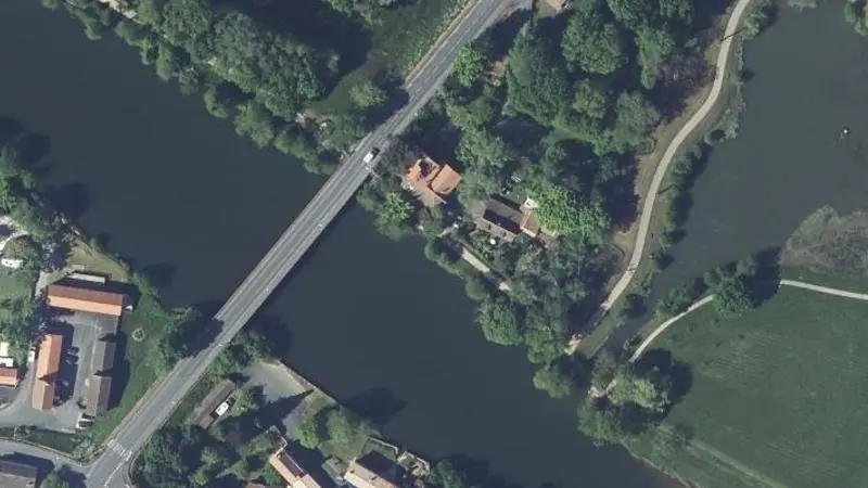 Vue aérienne : Base de Loisirs de Chandos