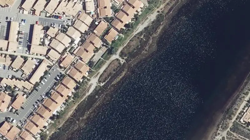 Vue aérienne : Etang des Ayguades