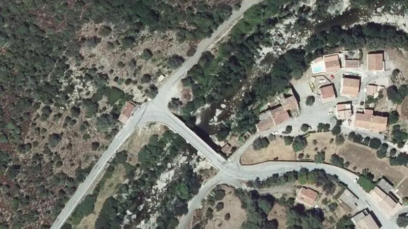 Vue aérienne : Pont de Castirla