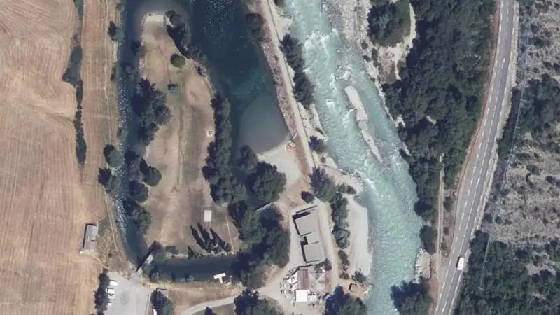 Vue aérienne : Base Nautique