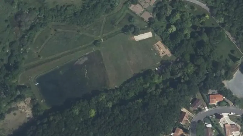 Vue aérienne : Plan d'eau Communal