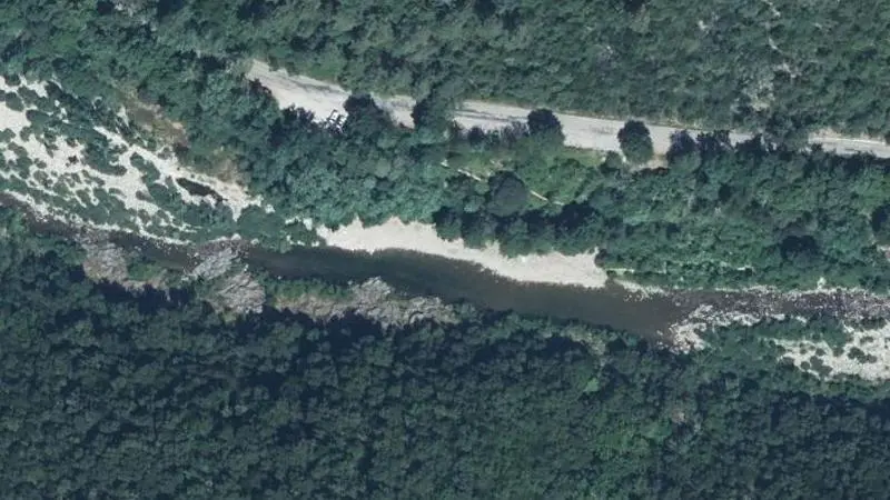 Vue aérienne : Plage de la Drobie