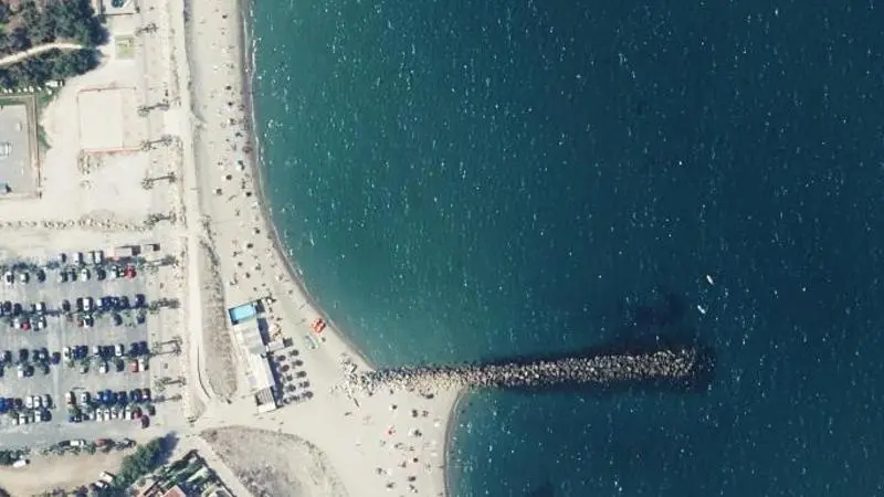 Vue aérienne : Plage du 4eme Epi