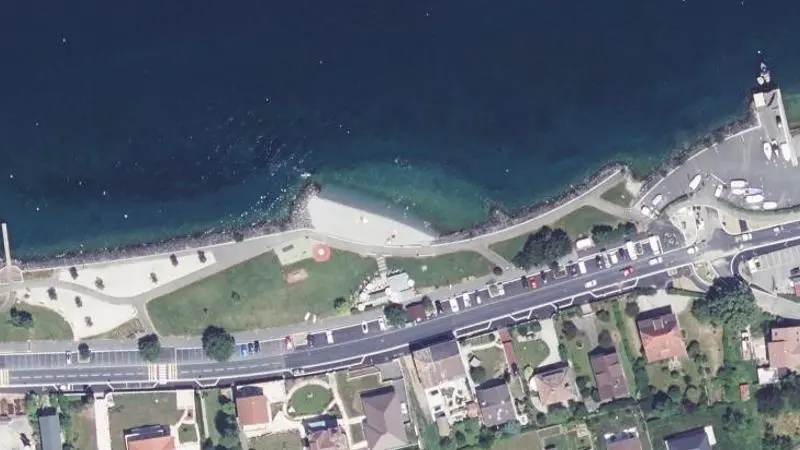Vue aérienne : Maxilly-Sur-Leman Petite Rive