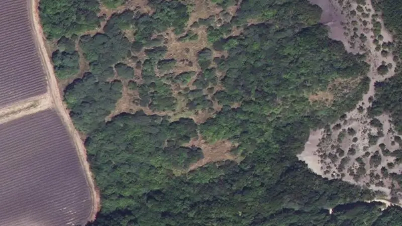 Vue aérienne : Salines : Milieu Table du Diable