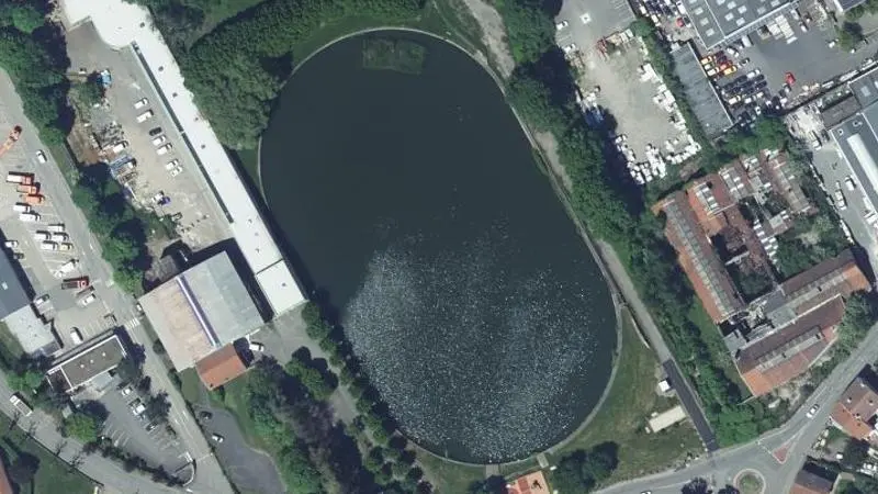 Vue aérienne : Bassin de Janon