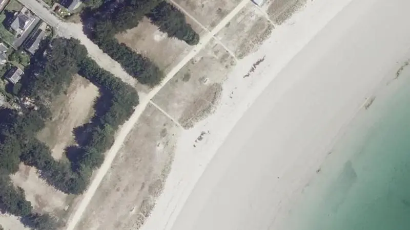 Vue aérienne : Grande Plage